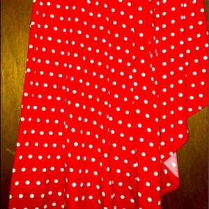 Lularoe polka dot skirt. NWT. Size 2x
